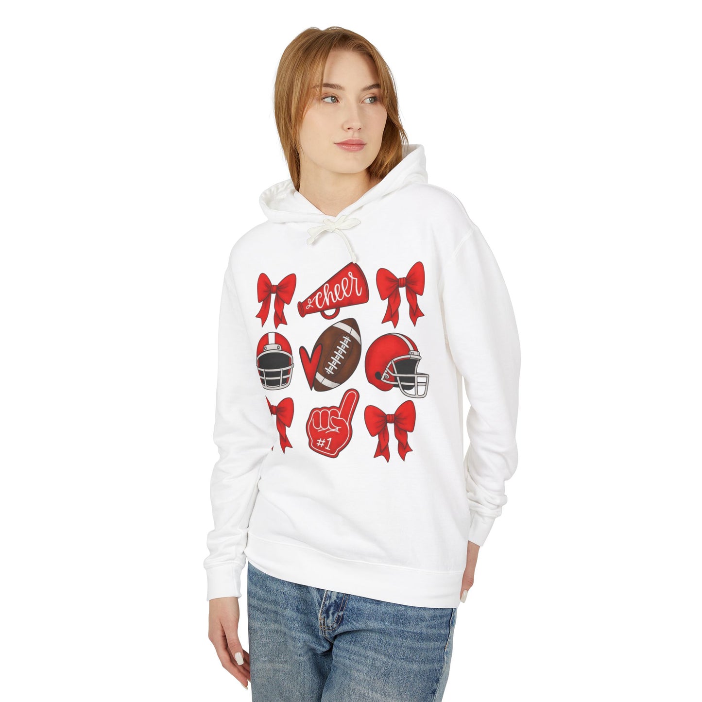 Spartan Cheer & Football Comfort Colors Hoodie