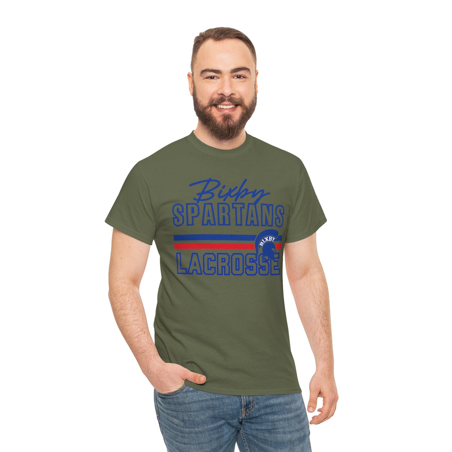 Bixby Spartans Lacrosse Gildan Tee