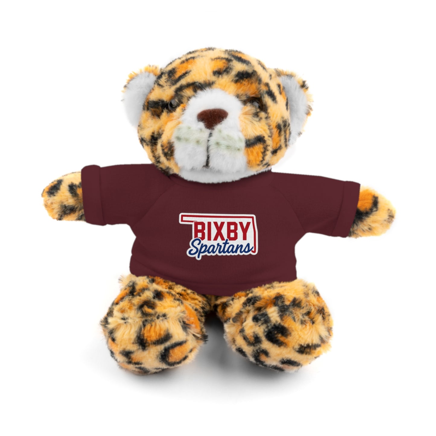 Bixby Oklahoma Spartan Stuffed Animal Logo
