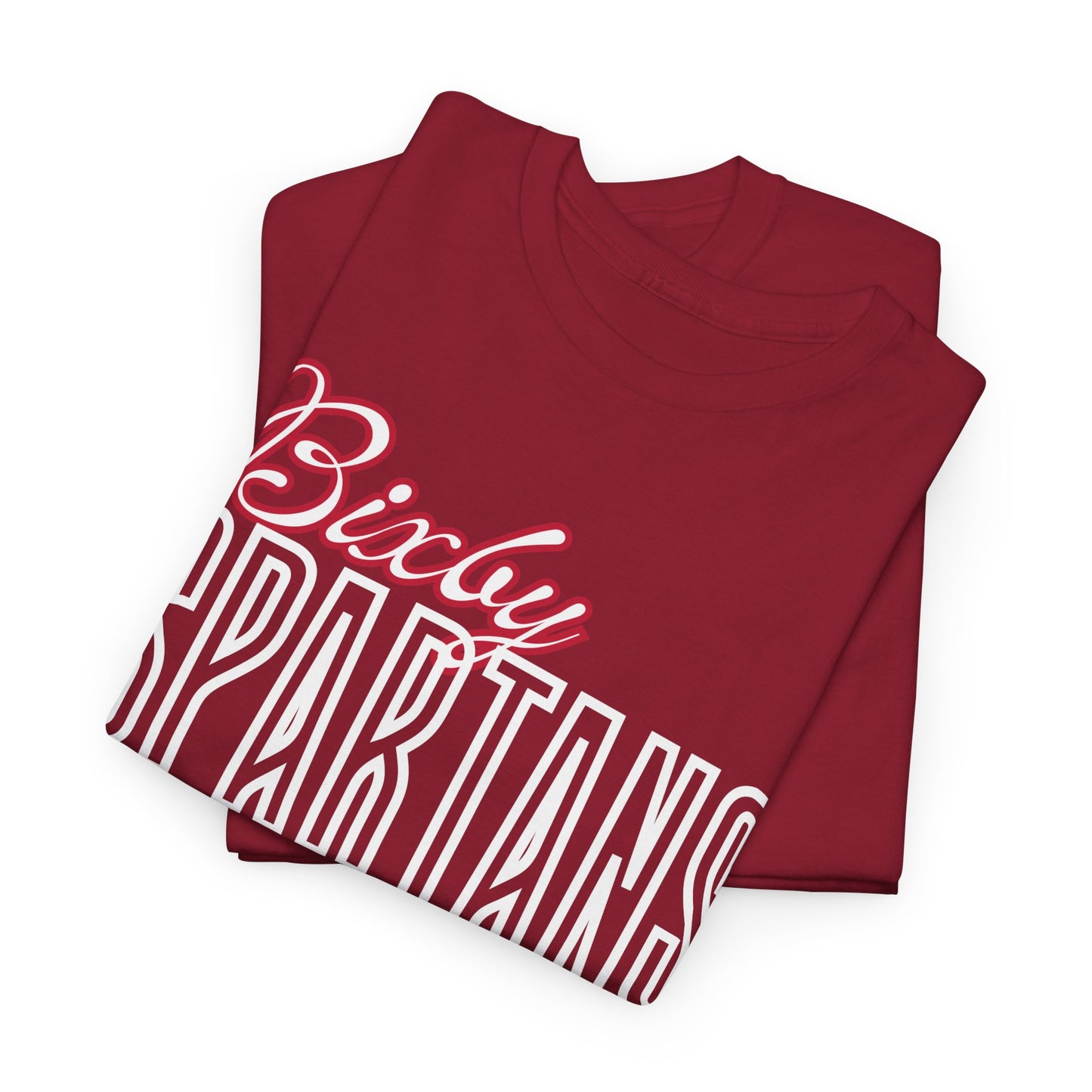 Bixby Spartans Cursive Gildan Tee