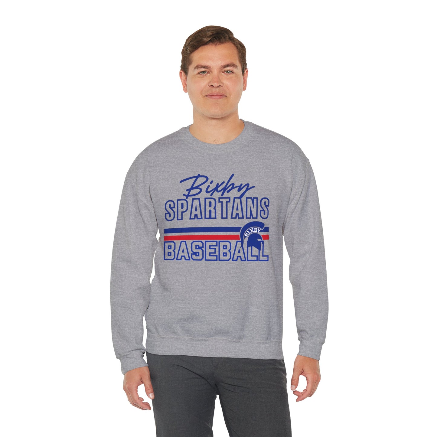 Bixby Spartans Baseball Gildan Sweatshirt
