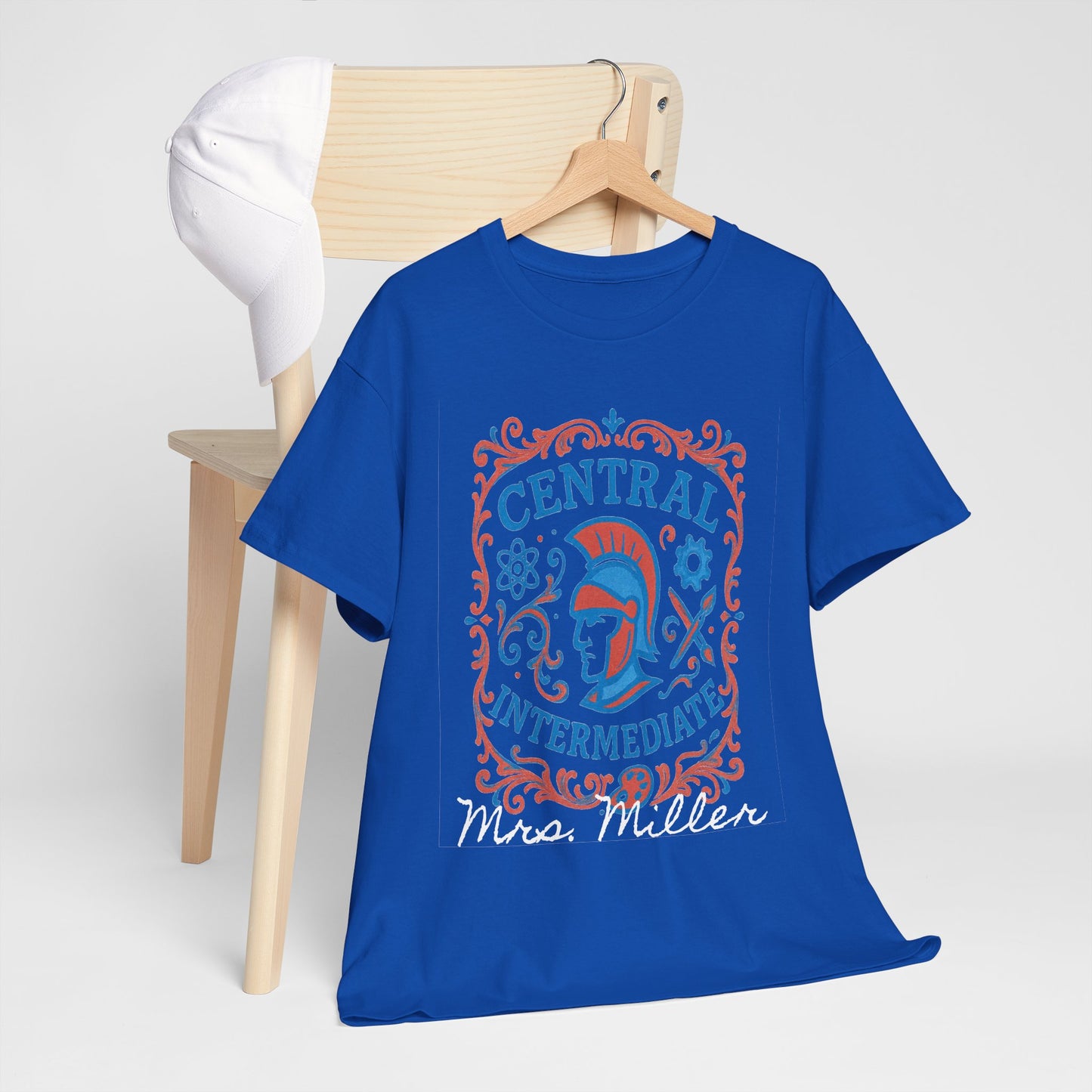 Ornate Central Intermediate Personalized Spartan Gildan Tee