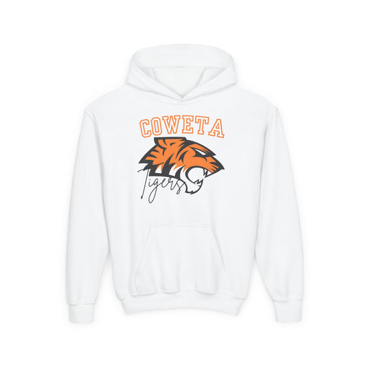 Coweta Tigers Youth Crewneck Gildan Hoodie