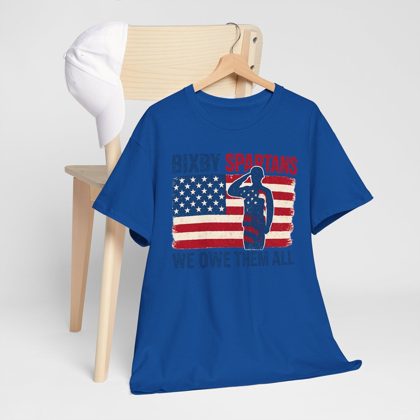 Spartans We Owe Them All Gildan Tee
