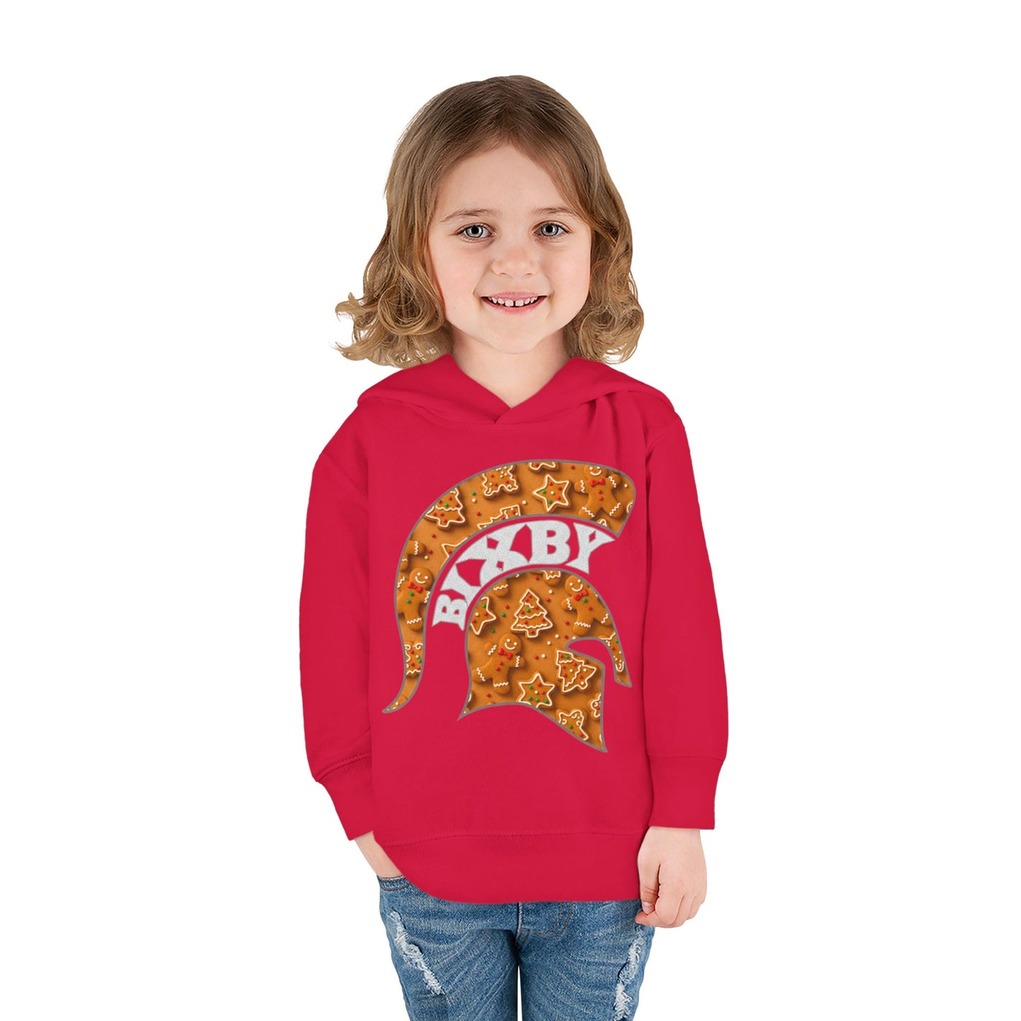 Bixby Spartans Gingerbread Toddler Rabbit Skins Sweatshirt