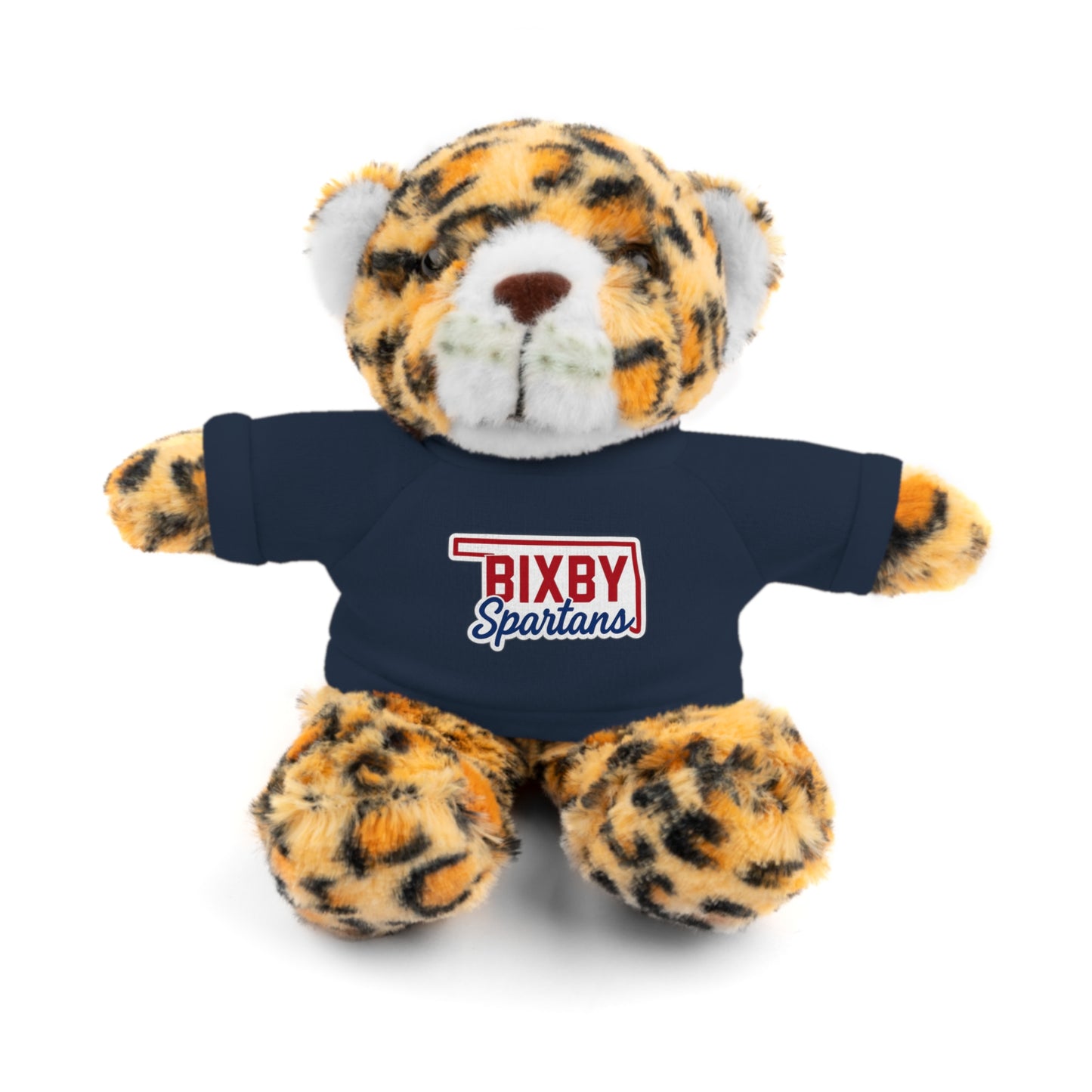 Bixby Oklahoma Spartan Stuffed Animal Logo