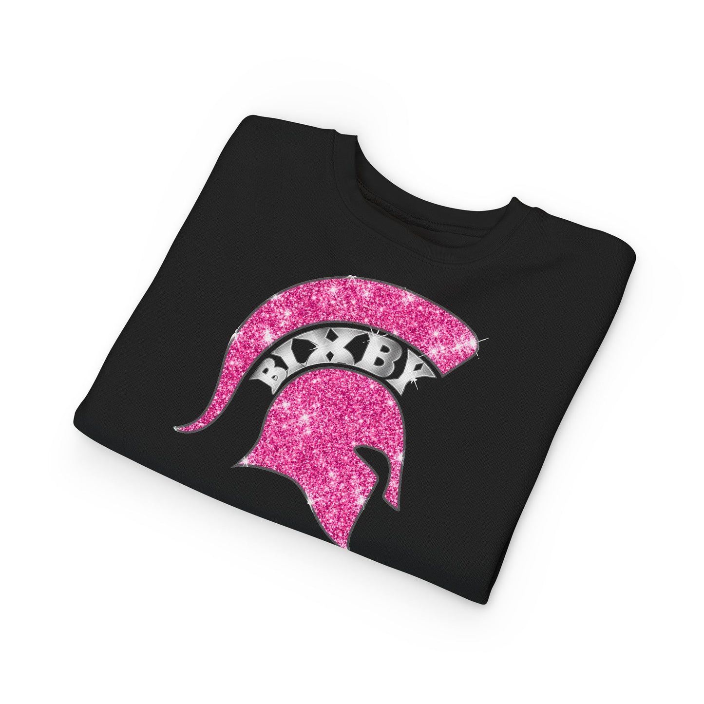 Bixby Spartan Pink Bling Toddler Rabbit Skins Sweatshirt