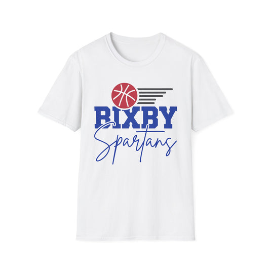 Bixby Spartans Basketball Softstyle Gildan Tee