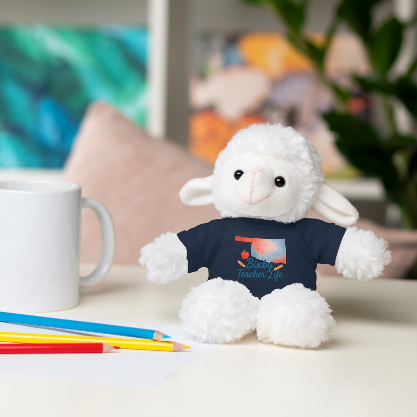 Bixby Oklahoma Teacher Life Stuffed Animal