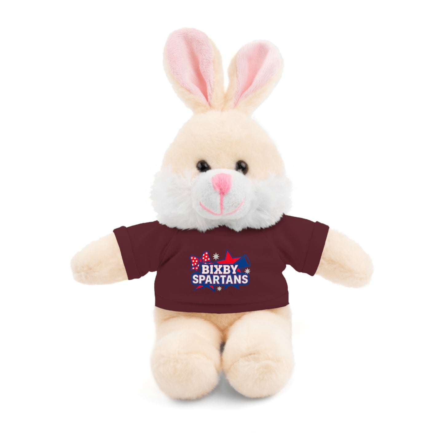Spartan Cheer Stuffed Animal Logo