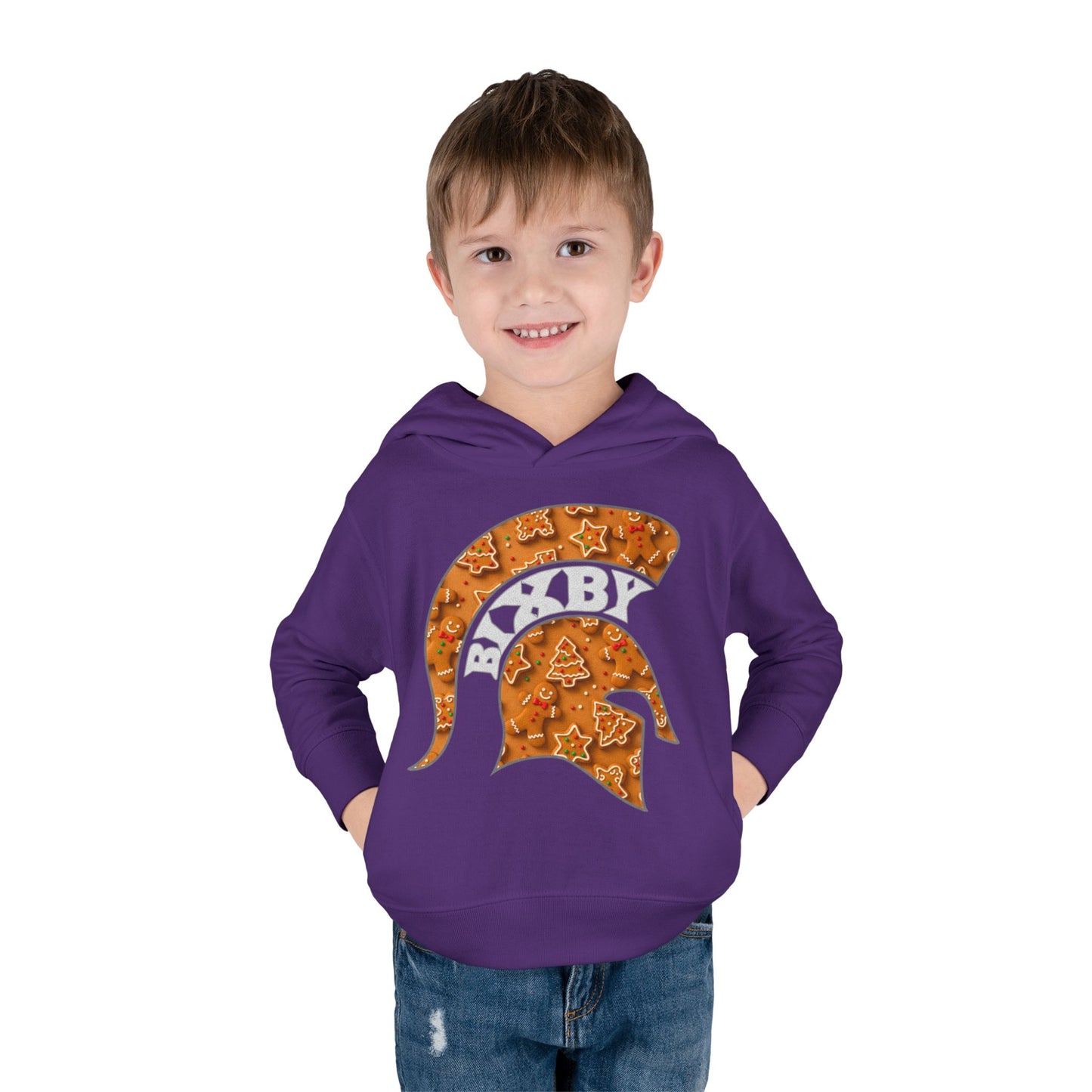 Bixby Spartans Gingerbread Toddler Rabbit Skins Sweatshirt
