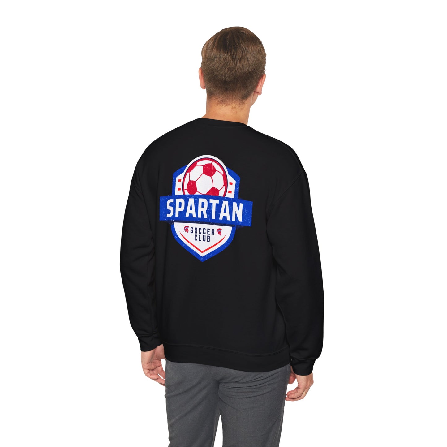Spartan Soccer Club Distressed Crest Gildan Sweatshirt