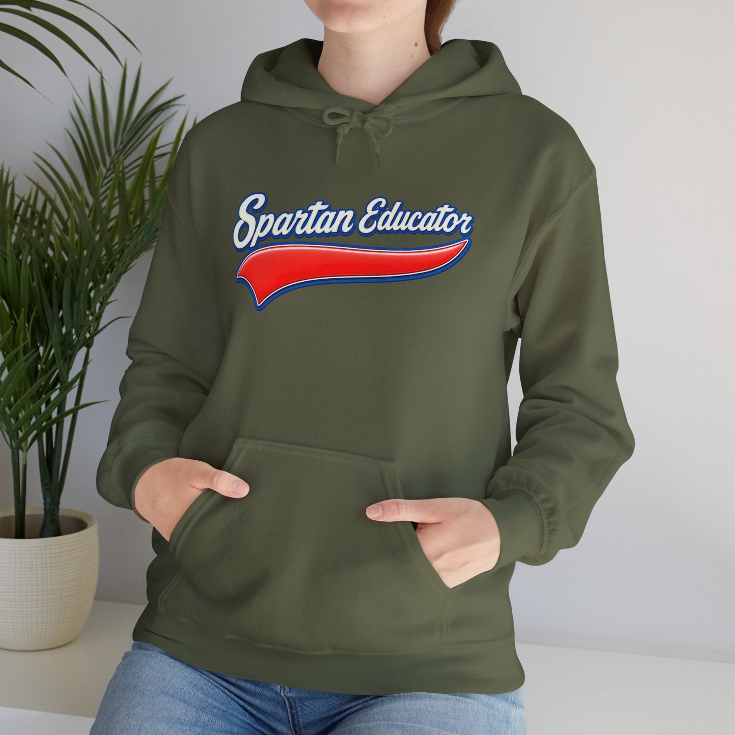 Spartan Educator Design Gildan Hoodie