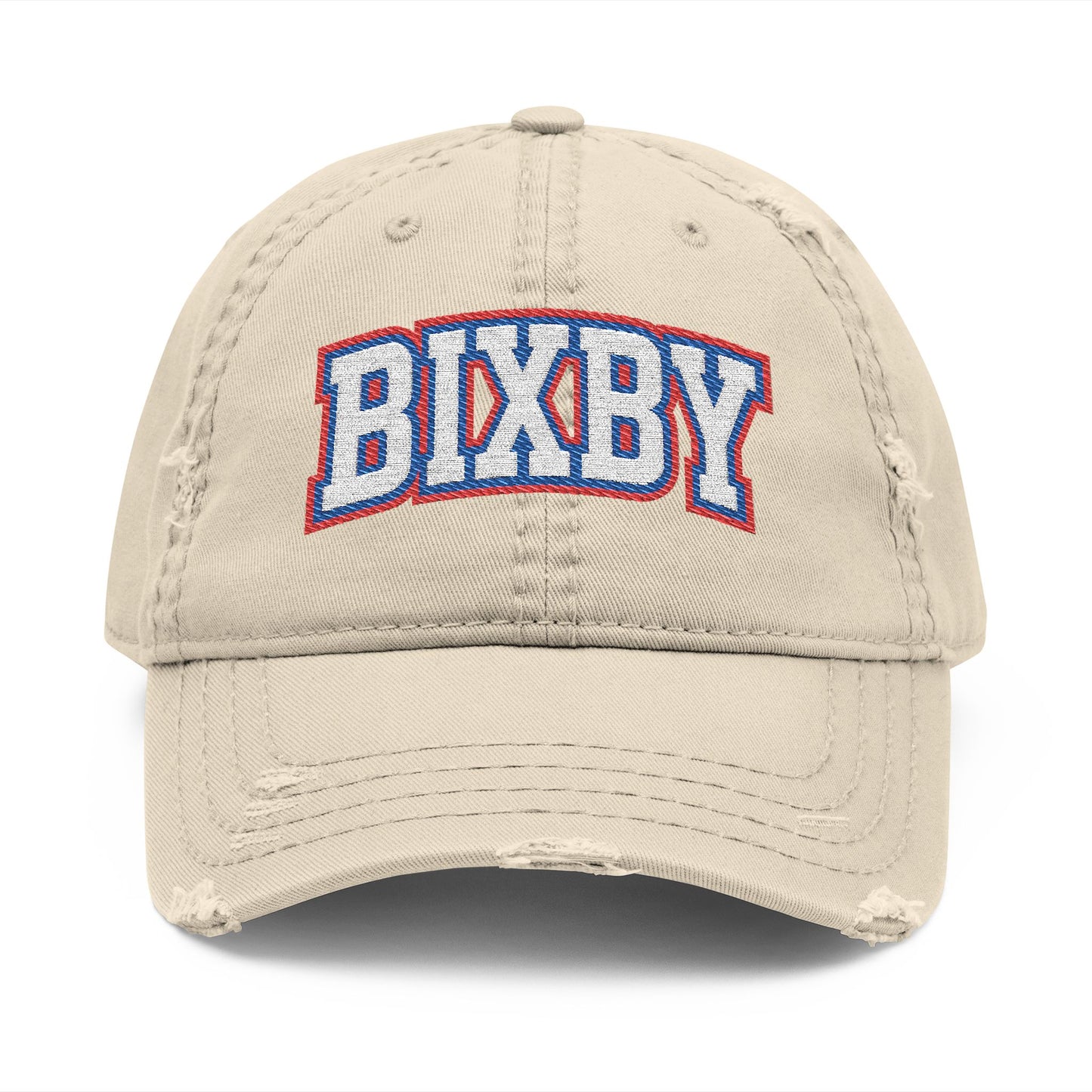 Bixby Embroidered Vintage Distressed Ballcap