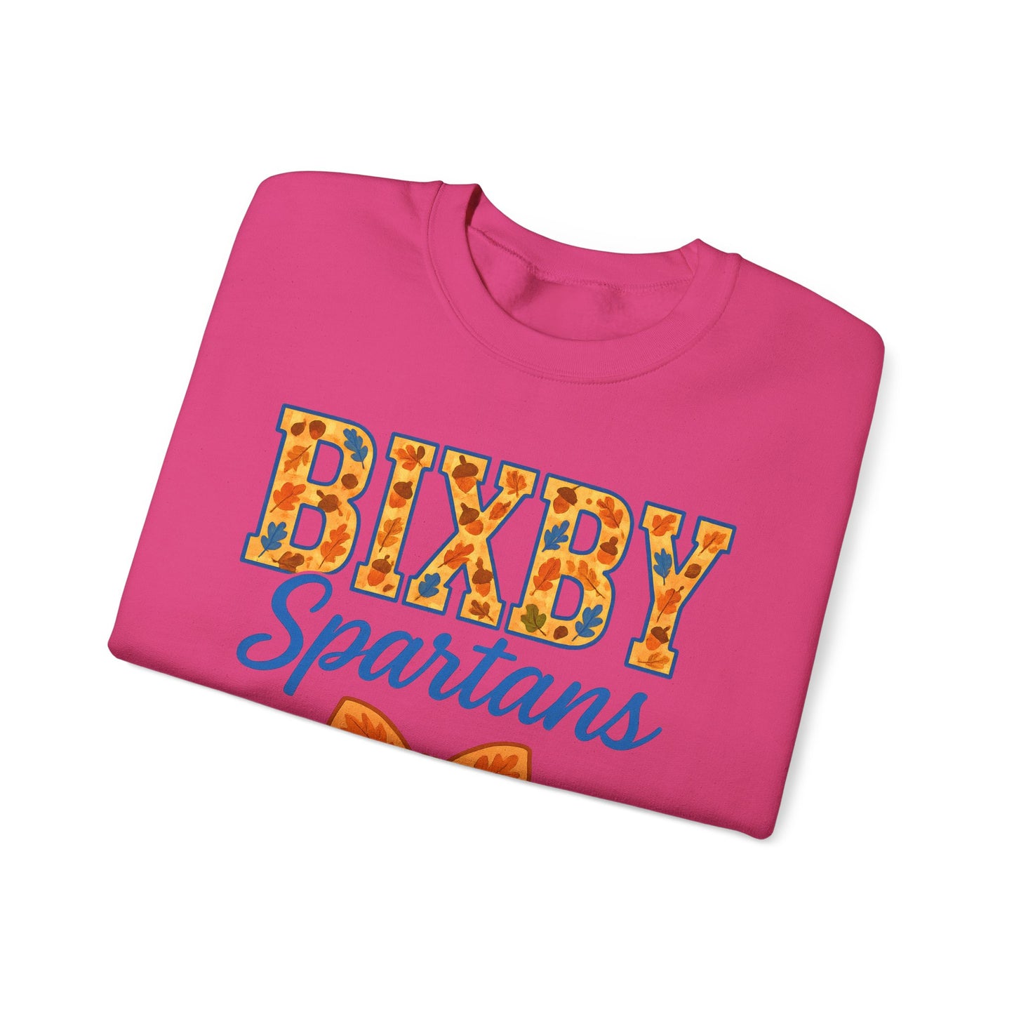 Bixby Spartans Fall Vibes Gildan Sweatshirt