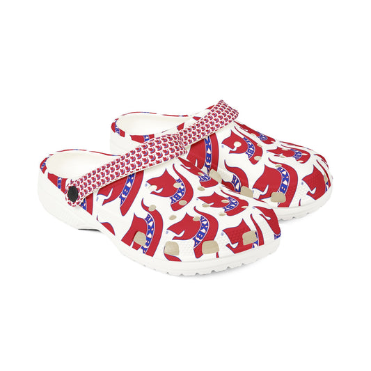 Spartan Red Logo Crocs