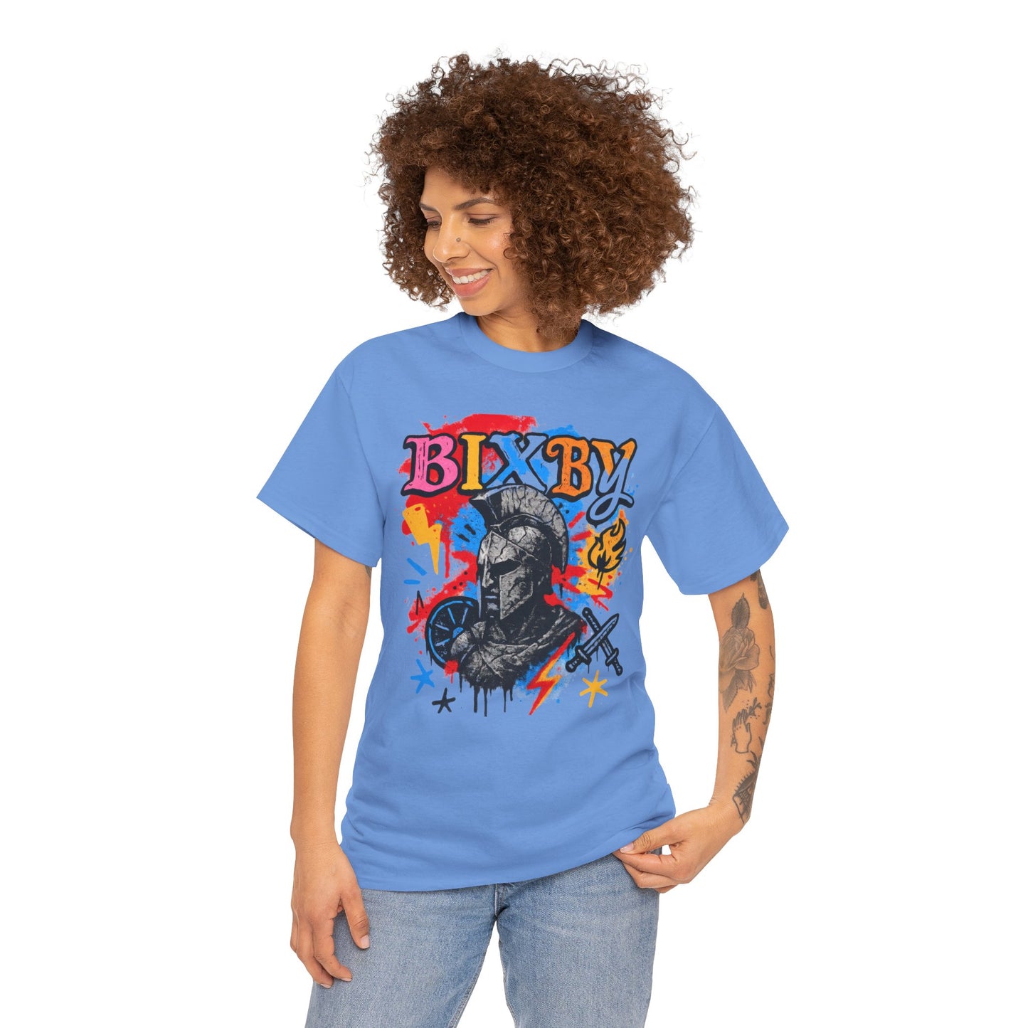 Bixby Spartan Graffiti Chaos Gildan Tee