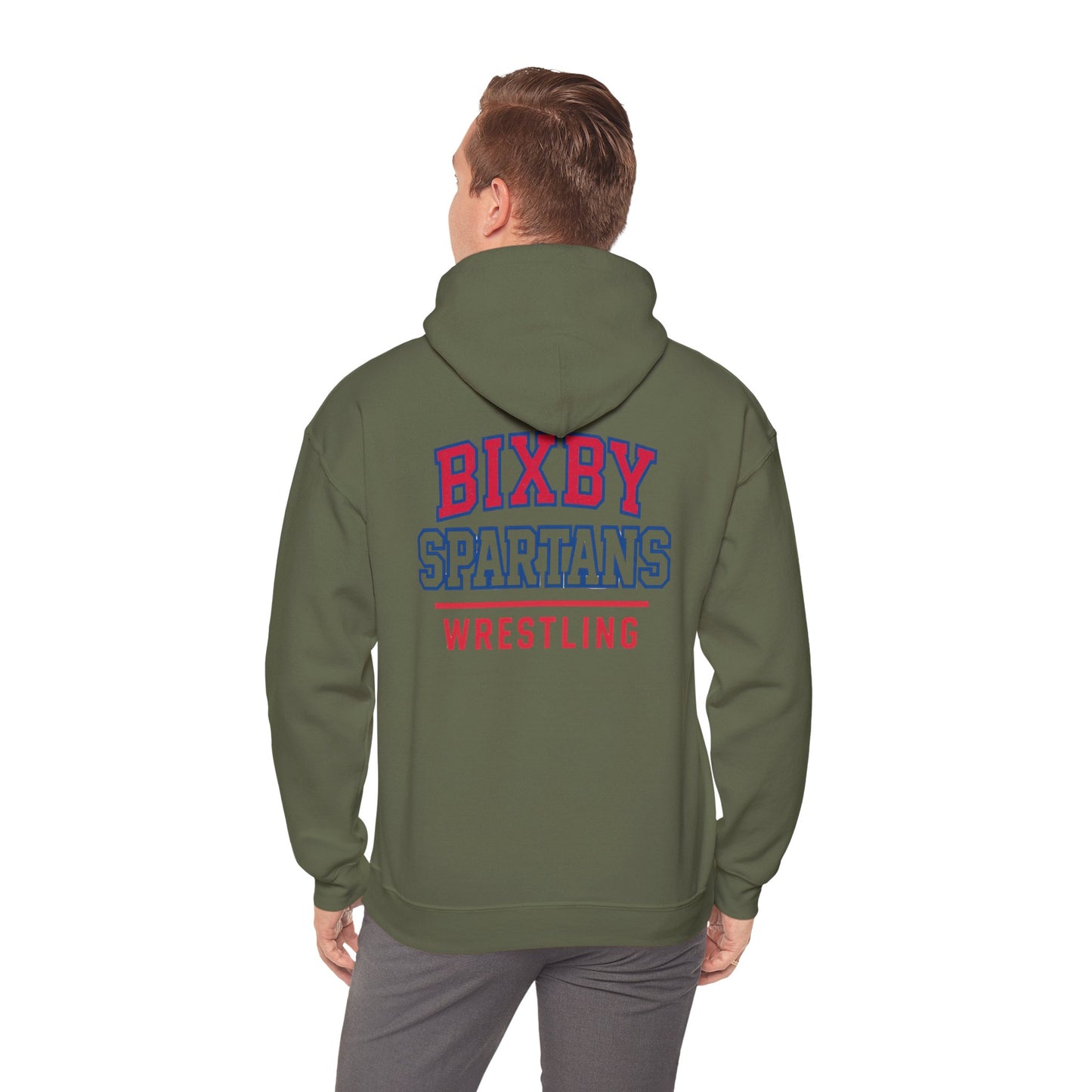 Bixby Spartan Wrestling Gildan Hoodie