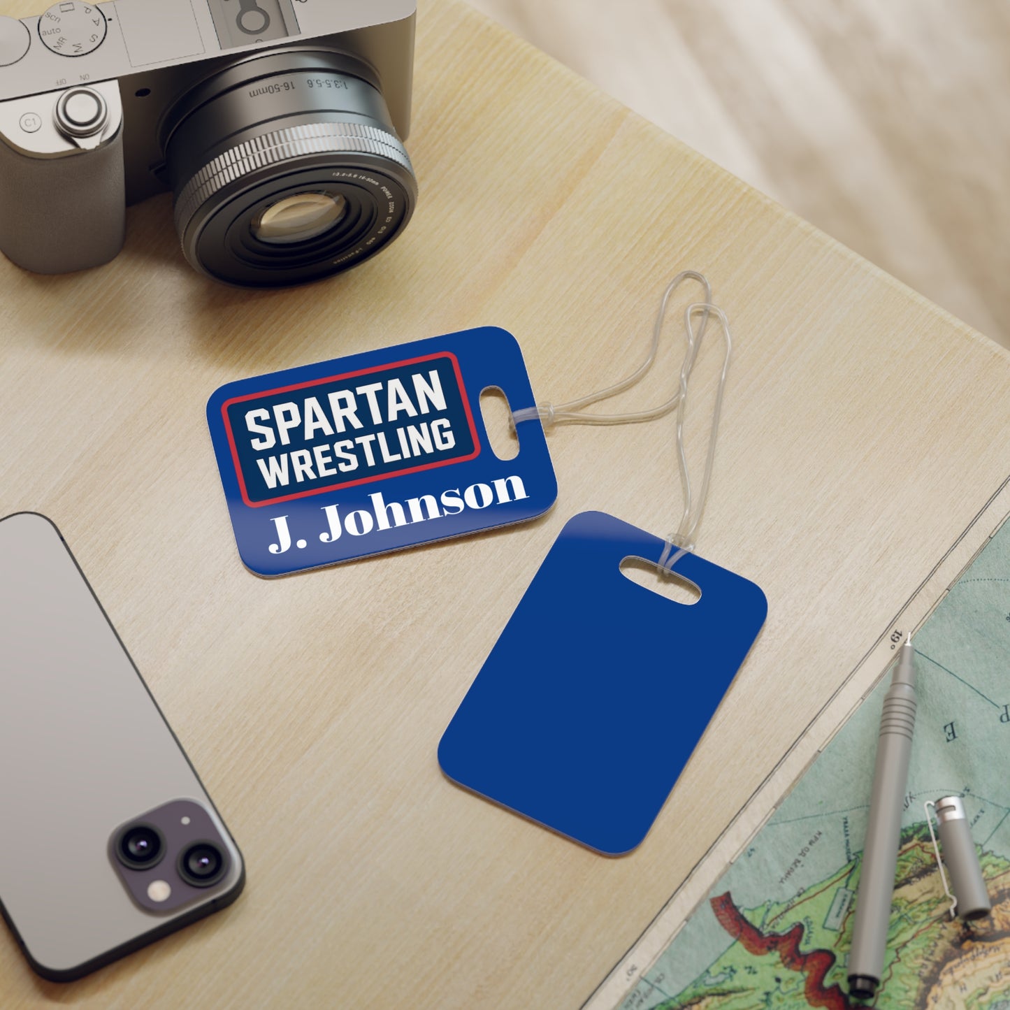 Personalized Spartan Luggage Tag