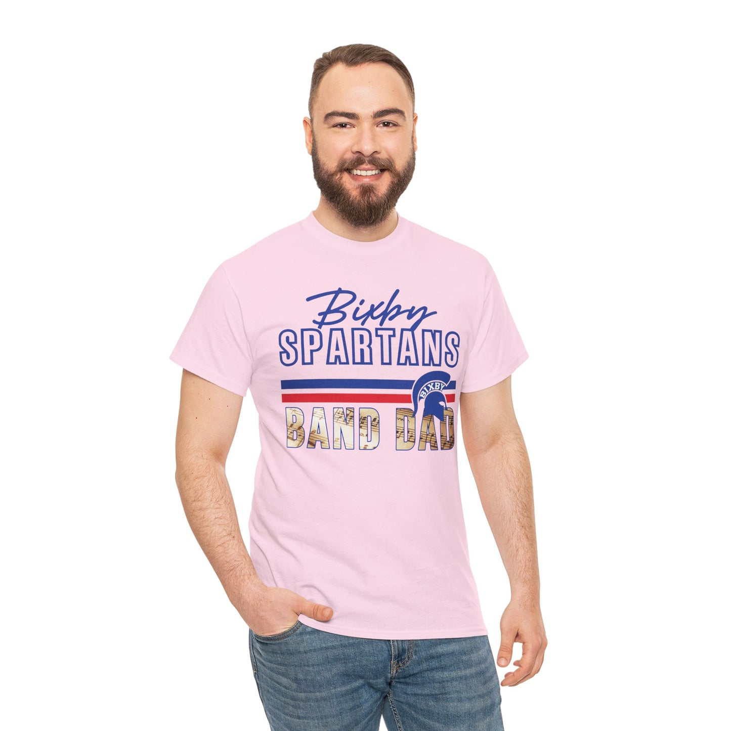 Bixby Spartans Band Dad Gildan Tee