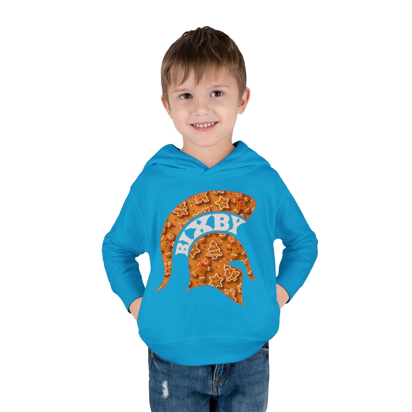Bixby Spartans Gingerbread Toddler Rabbit Skins Sweatshirt