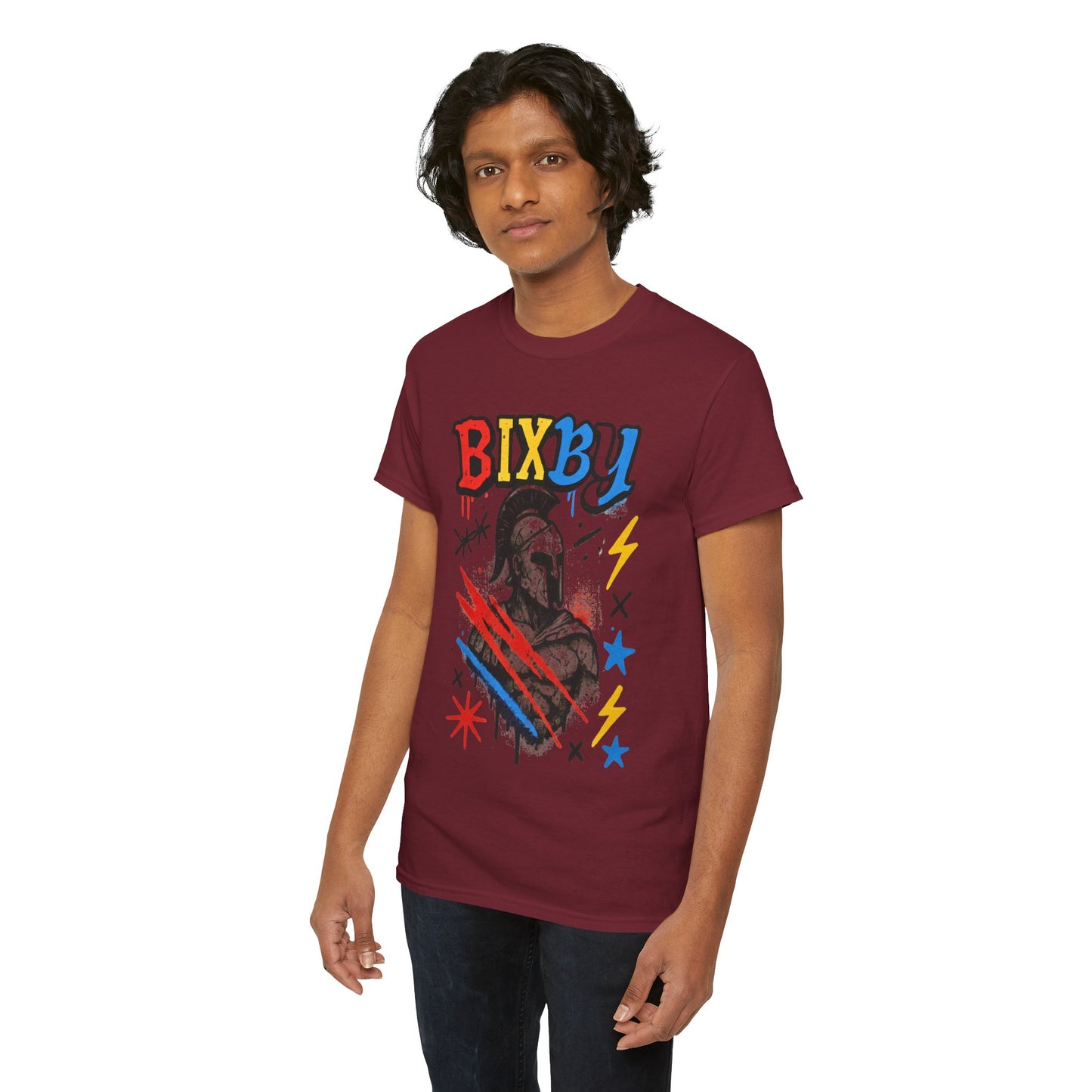 Bixby Spartan Graffiti Chaos Gildan Tee