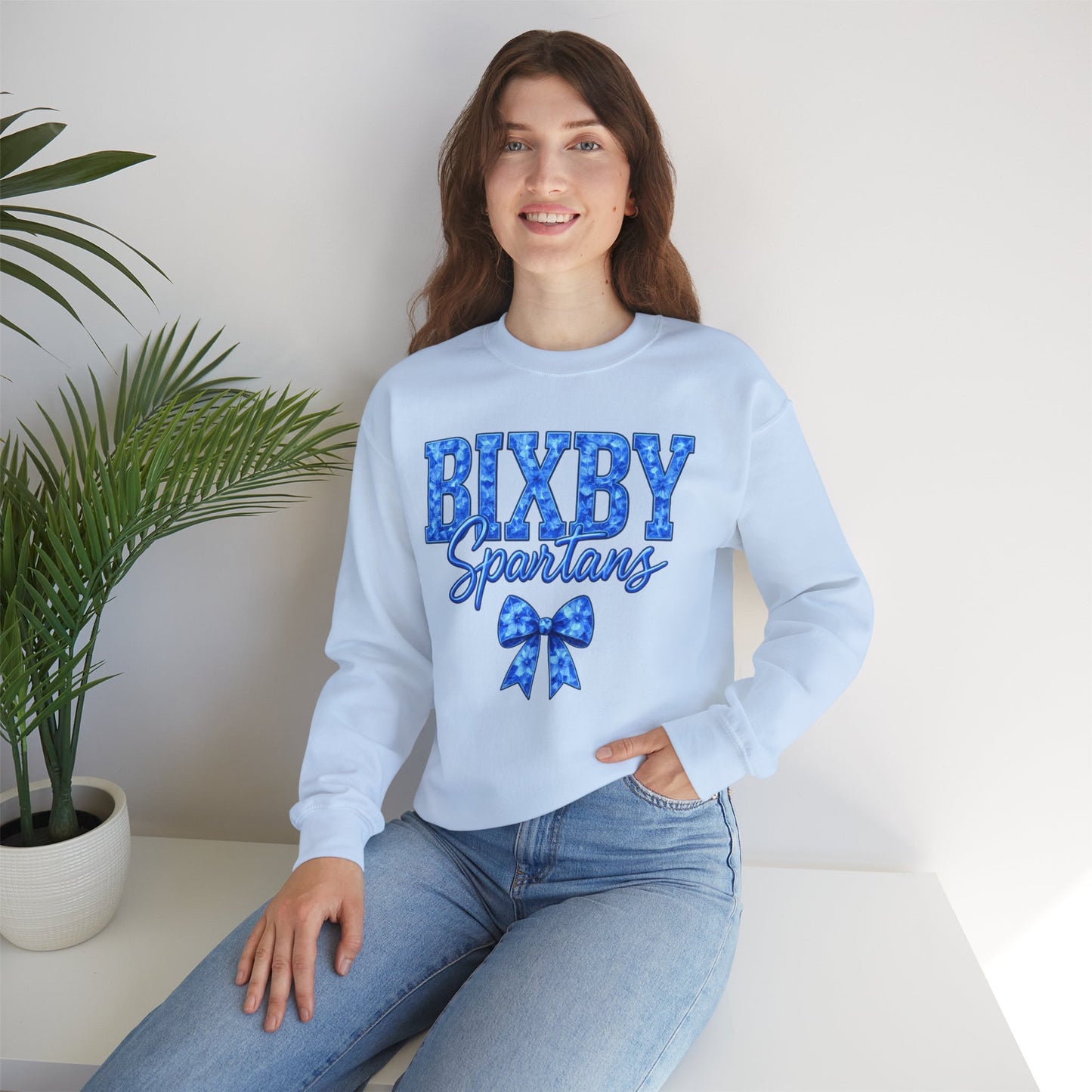 Bixby Spartans Chilled Vibes Gildan Sweatshirt