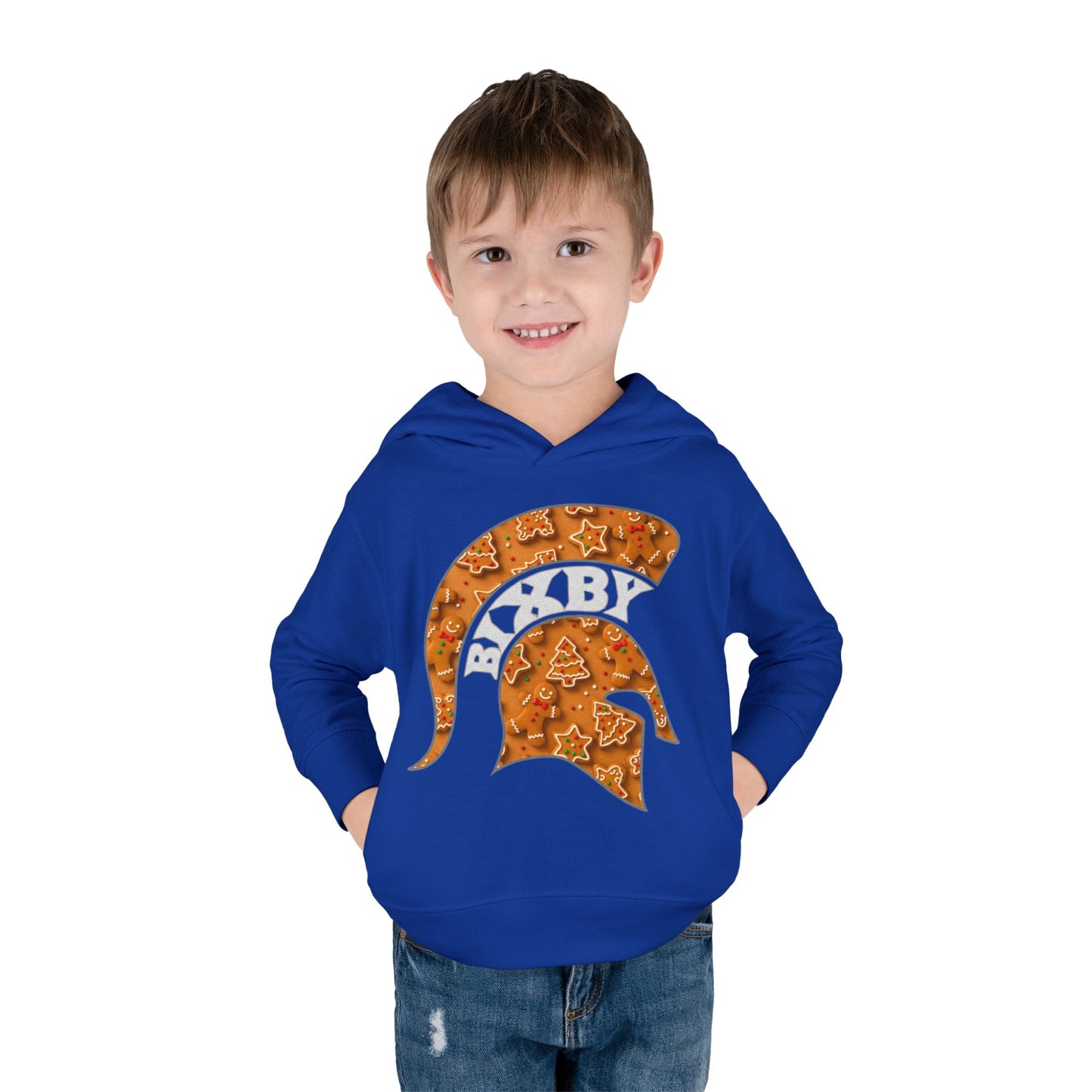 Bixby Spartans Gingerbread Toddler Rabbit Skins Sweatshirt