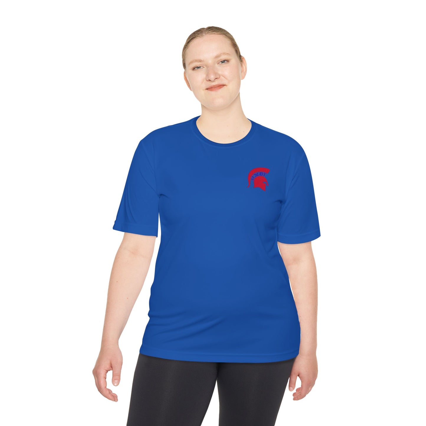 Spartan Red Logo Adult Sport-Tek Tee