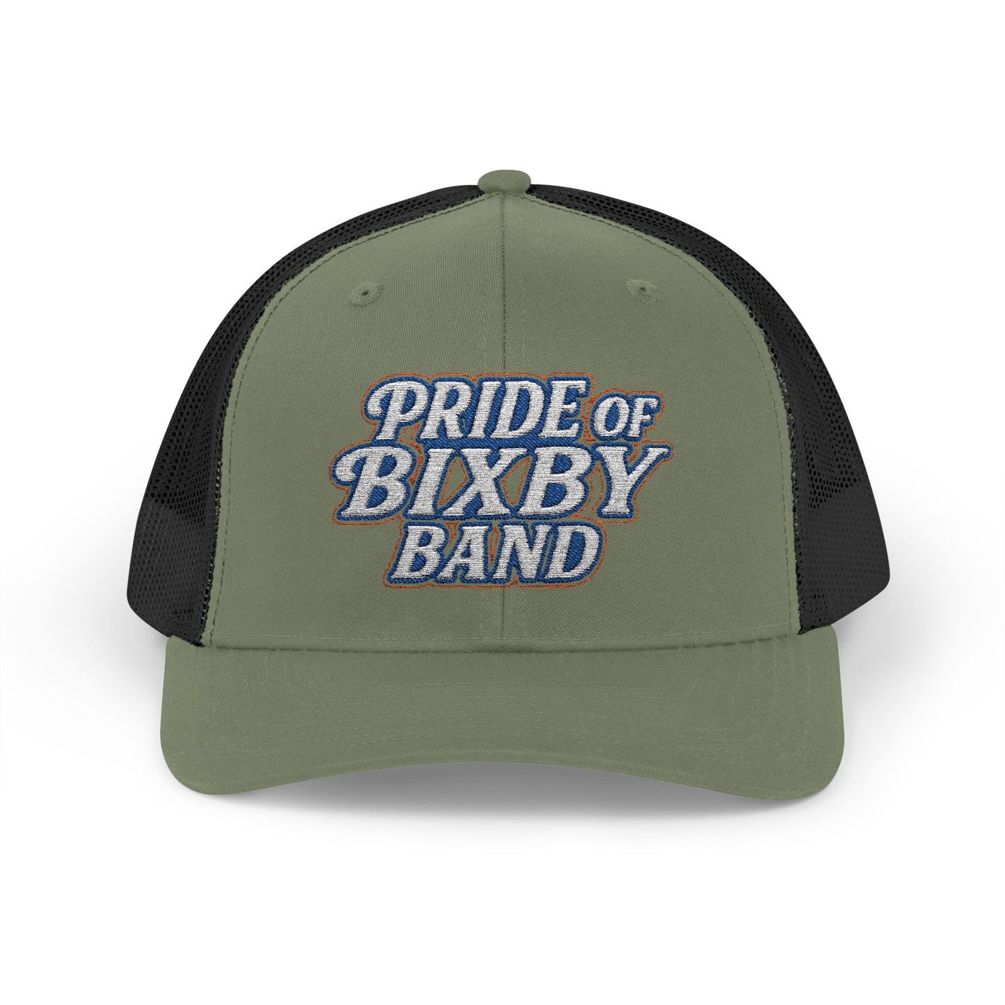 Pride of Bixby Band Embroidered Trucker Snapback
