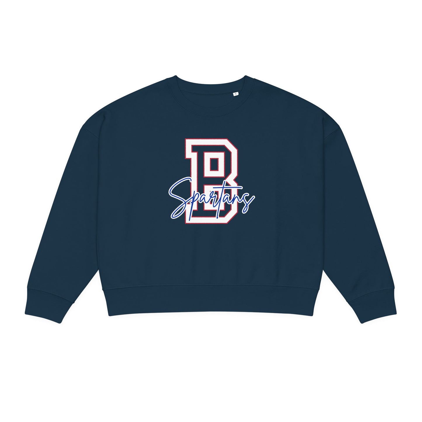 Bixby Spartans Block Letter Premium Stanley Stella Boxy Sweatshirt