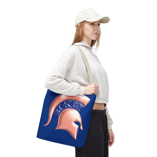 Bixby Spartan Metallic Rose Gold Tote Bag