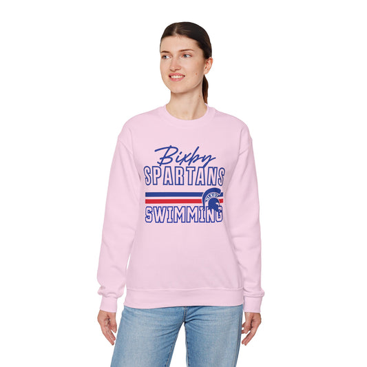 Bixby Spartans Swim Gildan Sweatshirt