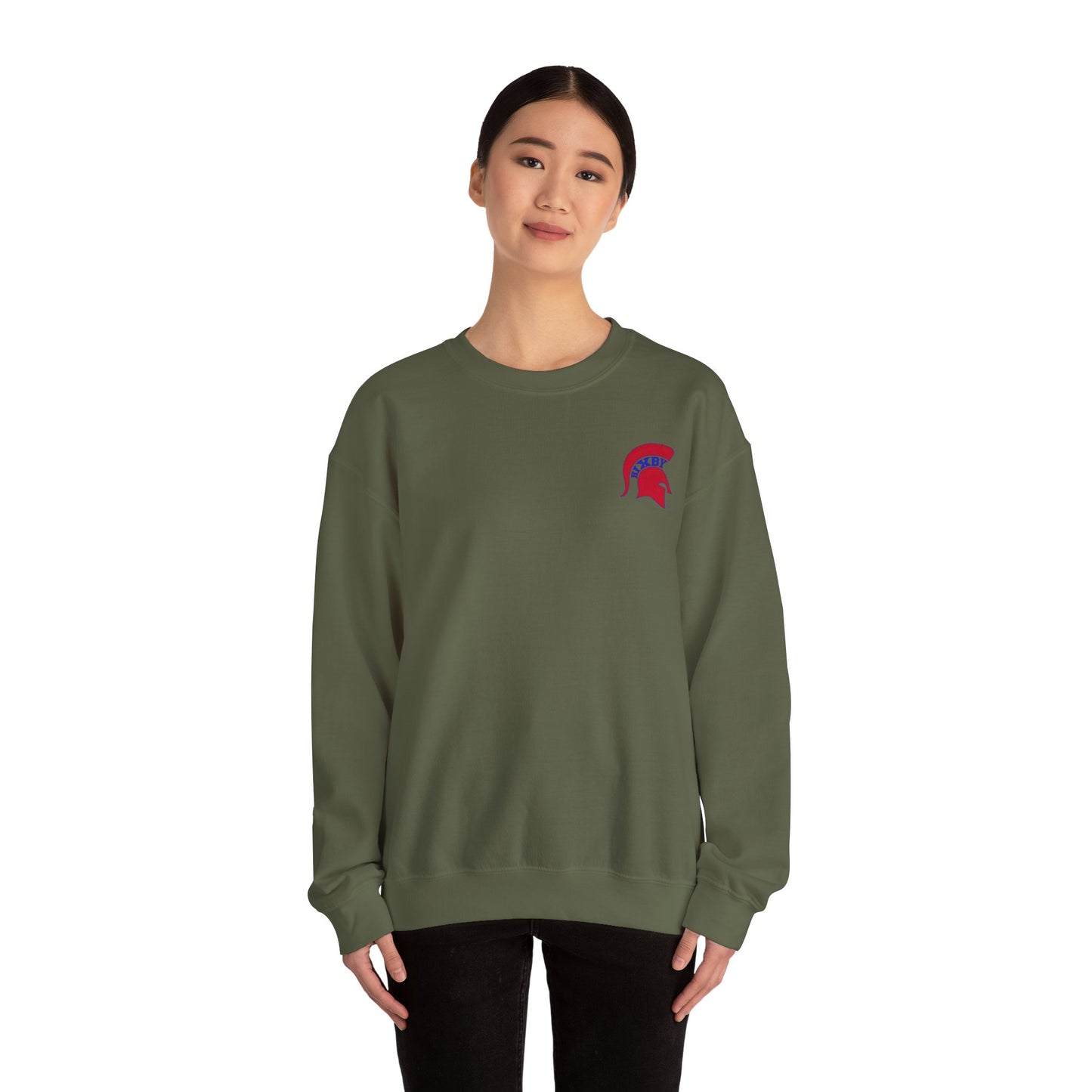 Spartan Red Logo Gildan Sweatshirt