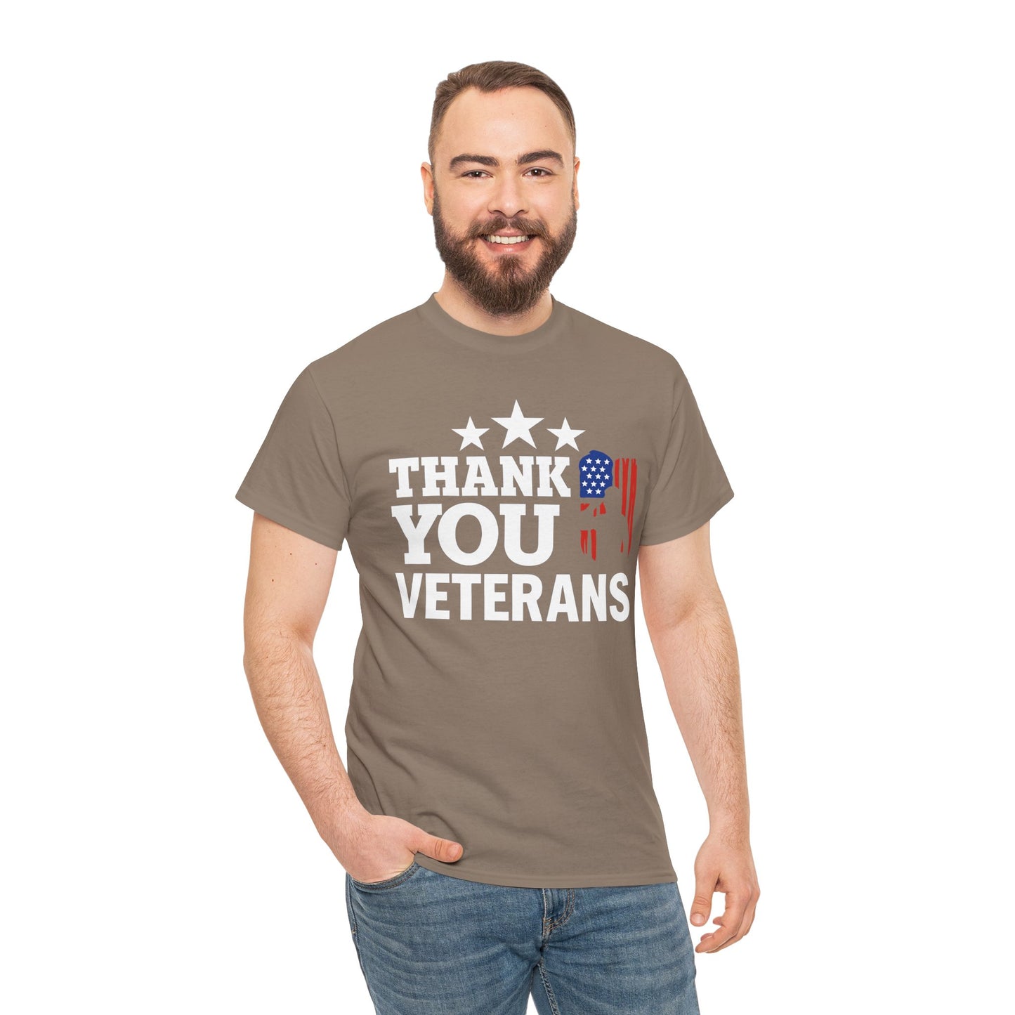 Thank You Veterans Military Appreciation Gildan Tee