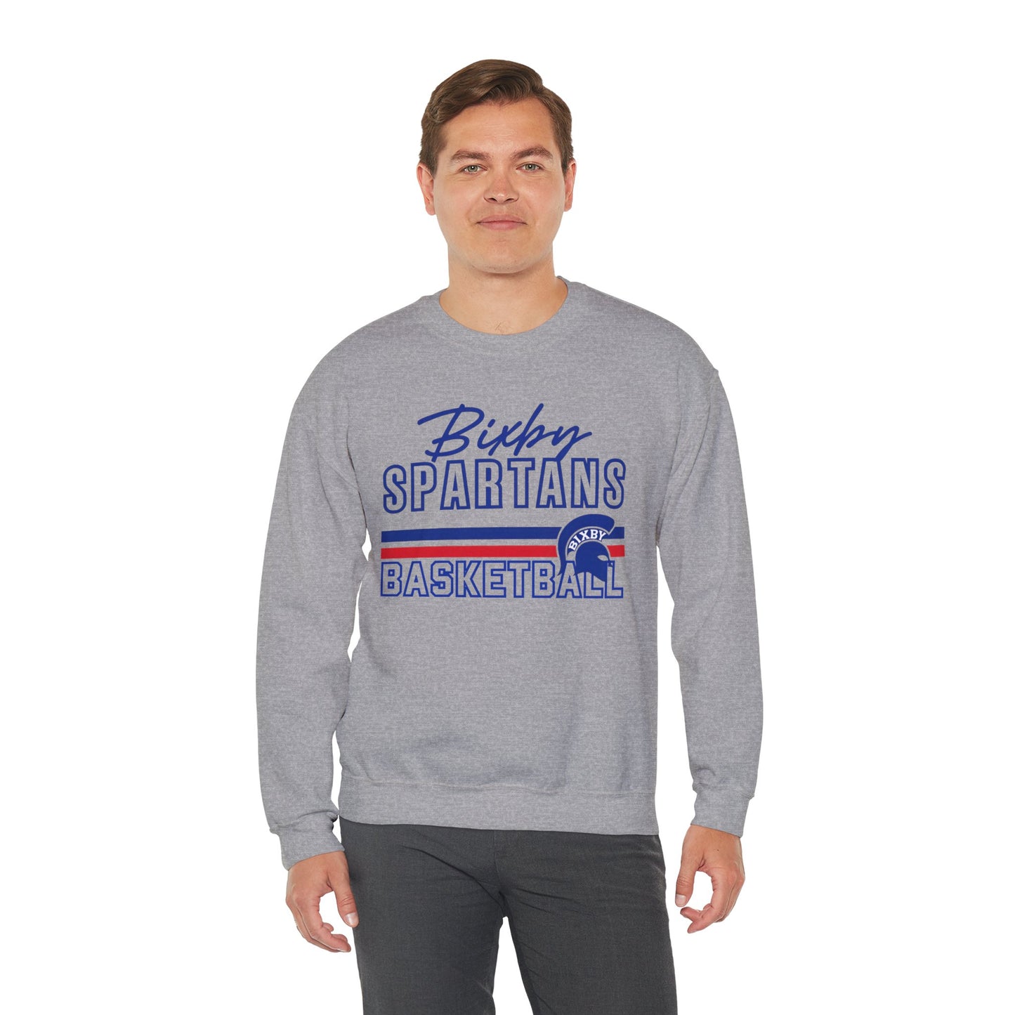 Bixby Spartans Basketball Gildan Sweatshirt