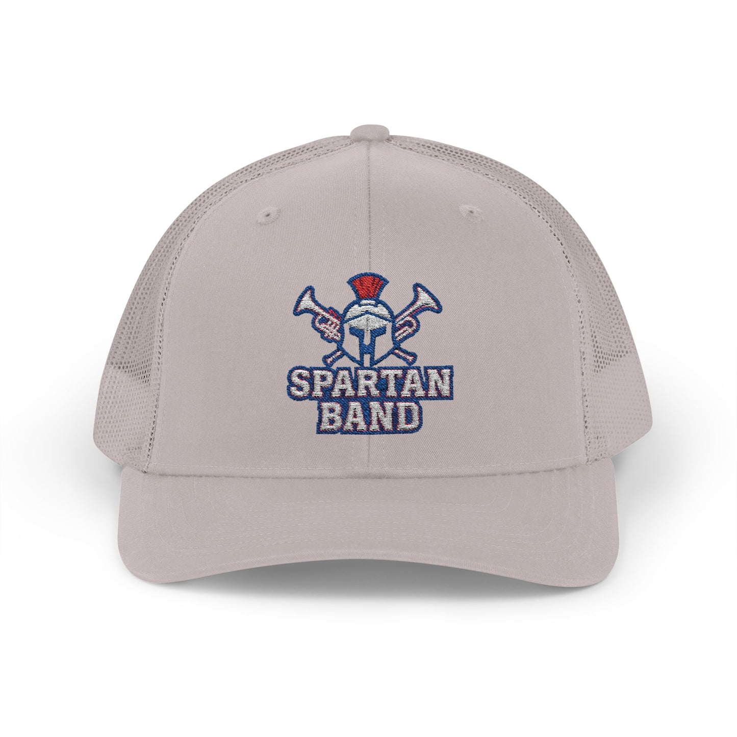 Spartan Band Embroidered Trucker Snapback