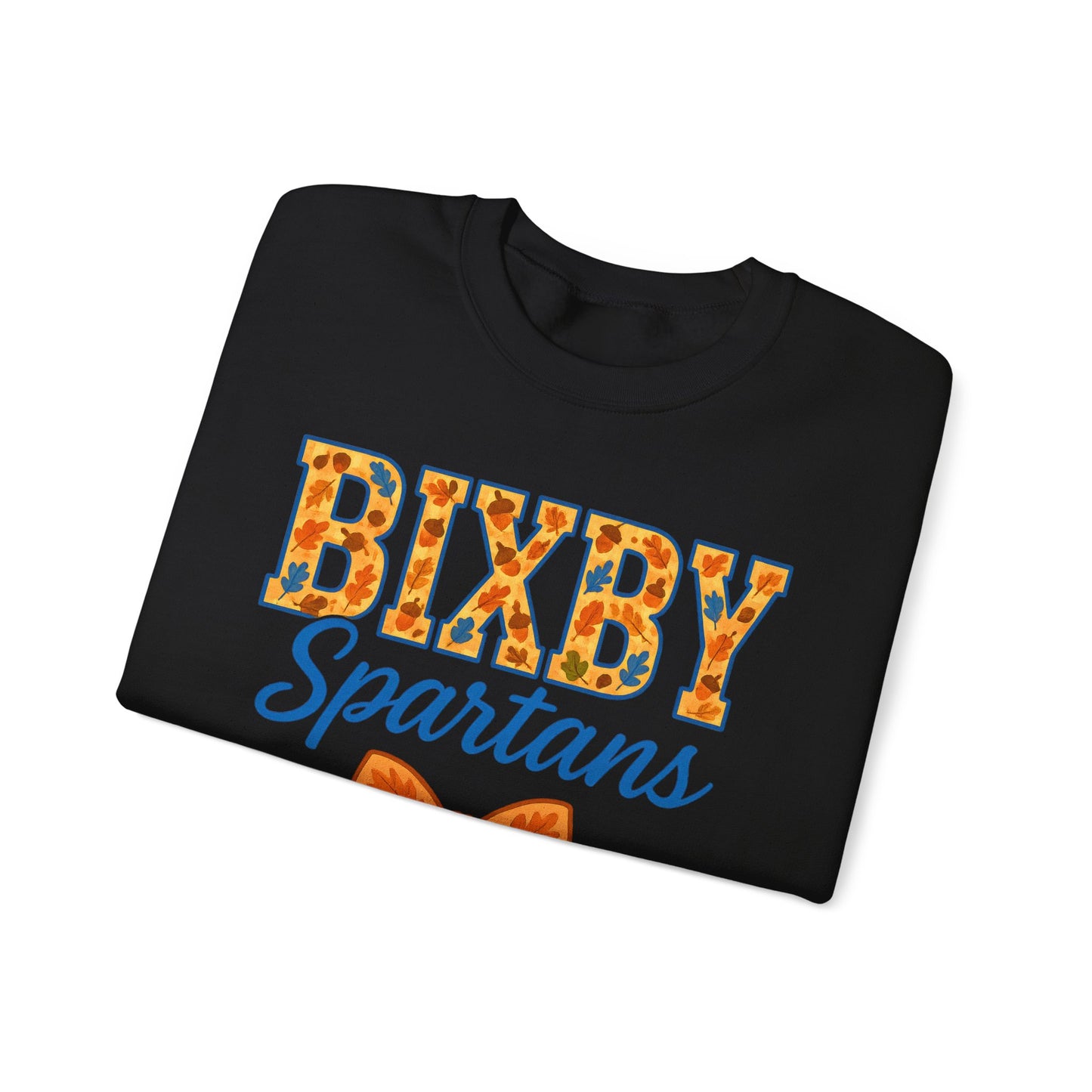 Bixby Spartans Fall Vibes Gildan Sweatshirt
