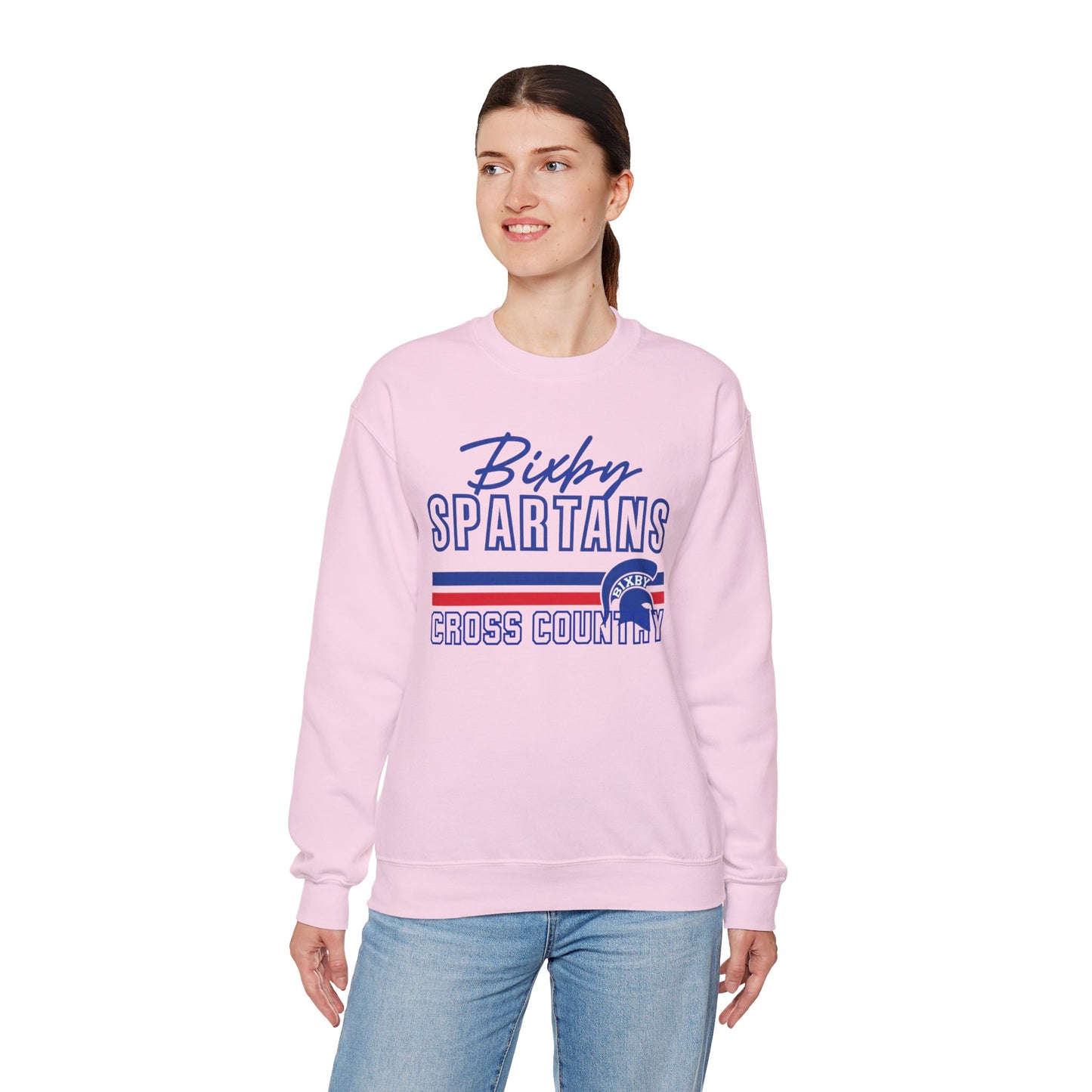 Bixby Spartans Cross Country Gildan Sweatshirt