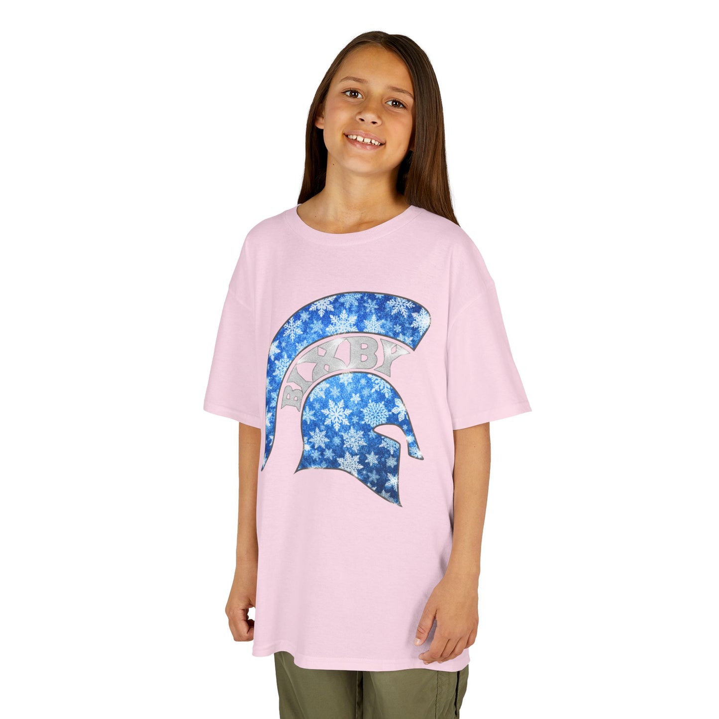 Bixby Spartan Winterfrost Youth Gildan Tee