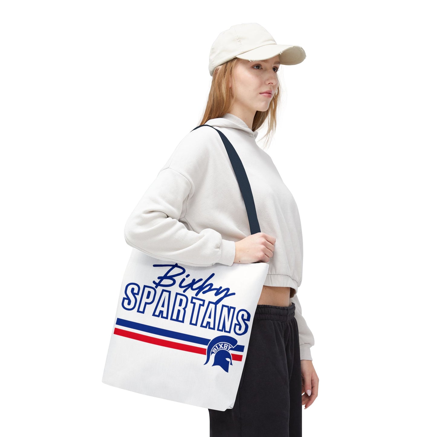 Bixby Spartans Polyester Tote Bag