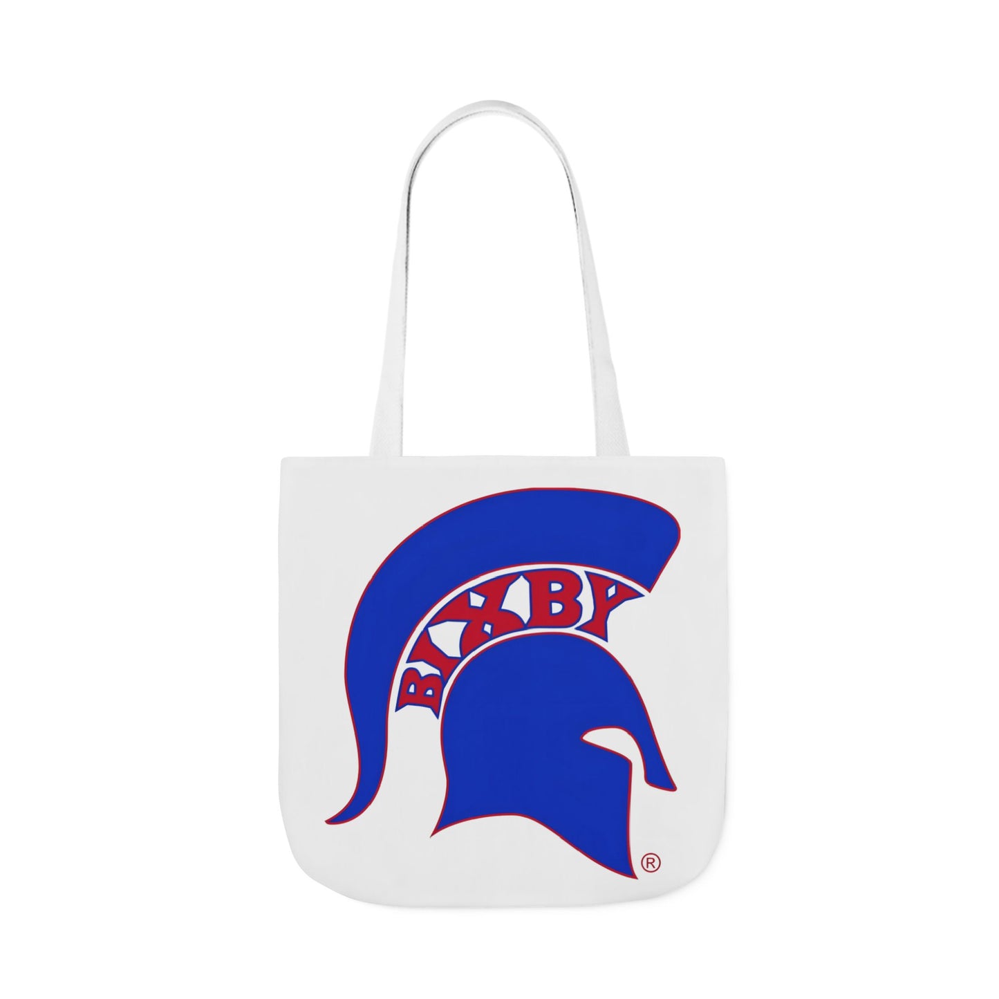 Spartan Blue Logo Canvas Tote Bag