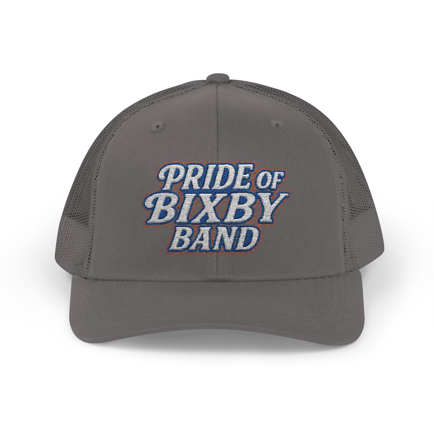 Pride of Bixby Band Embroidered Trucker Snapback