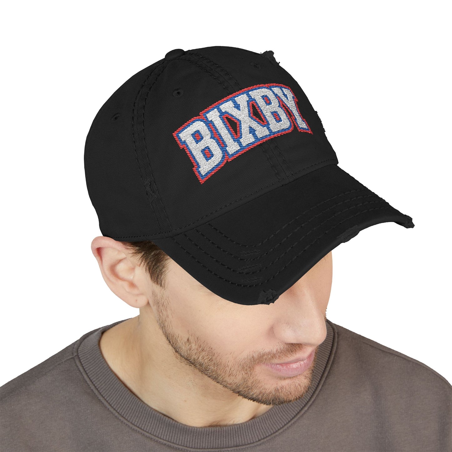 Bixby Embroidered Vintage Distressed Ballcap