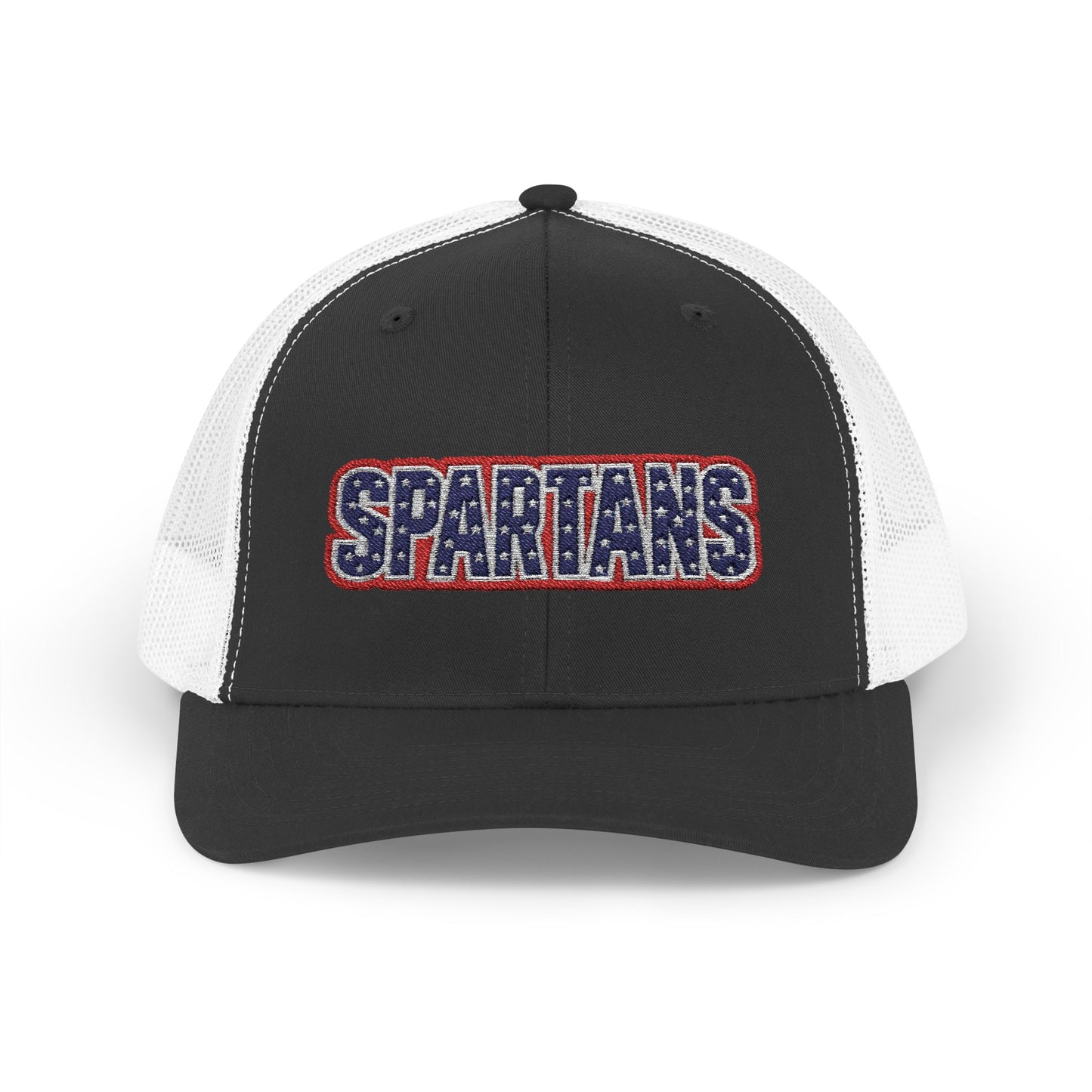 Spartans Patriotic Embroidered Trucker Hat