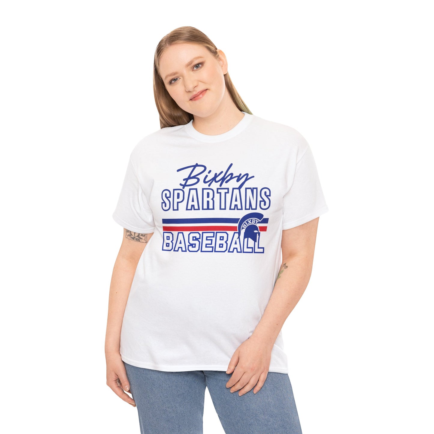 Bixby Spartans Baseball Gildan Tee
