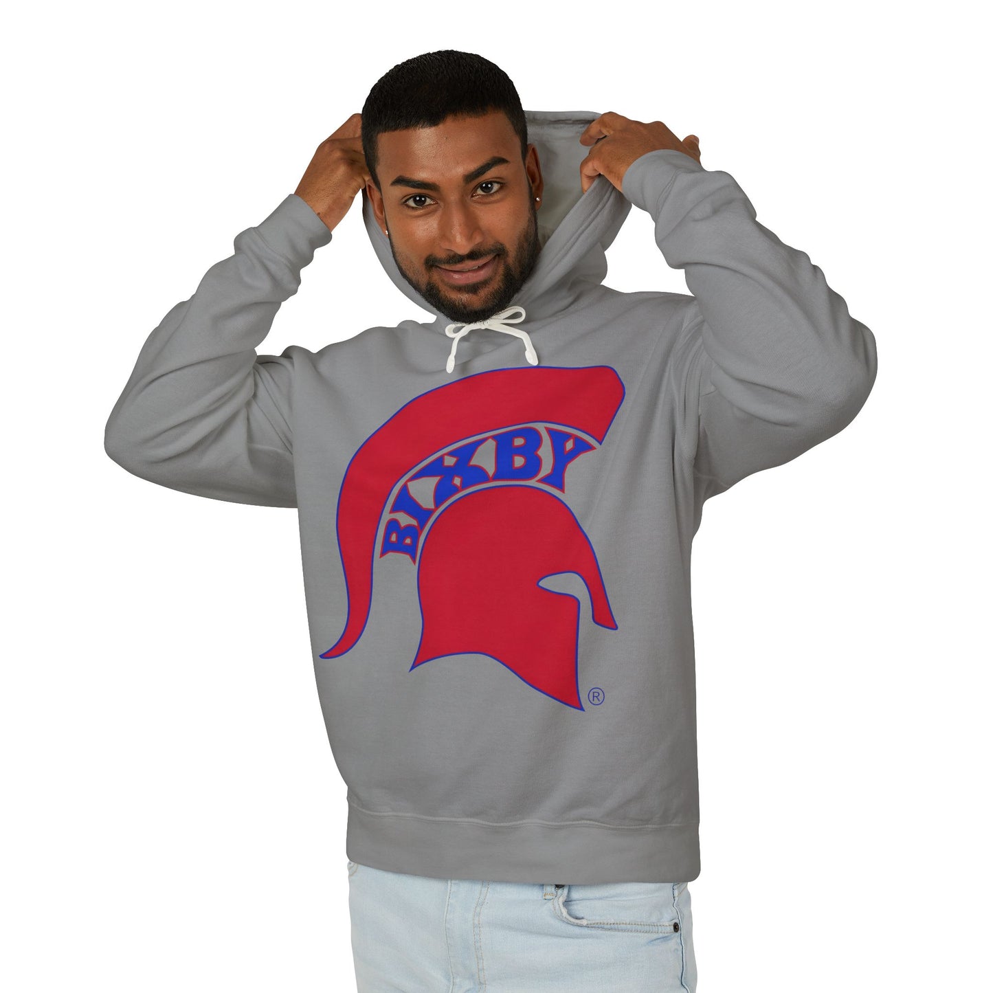 Bixby Spartan Red Logo Comfort Colors Hoodie