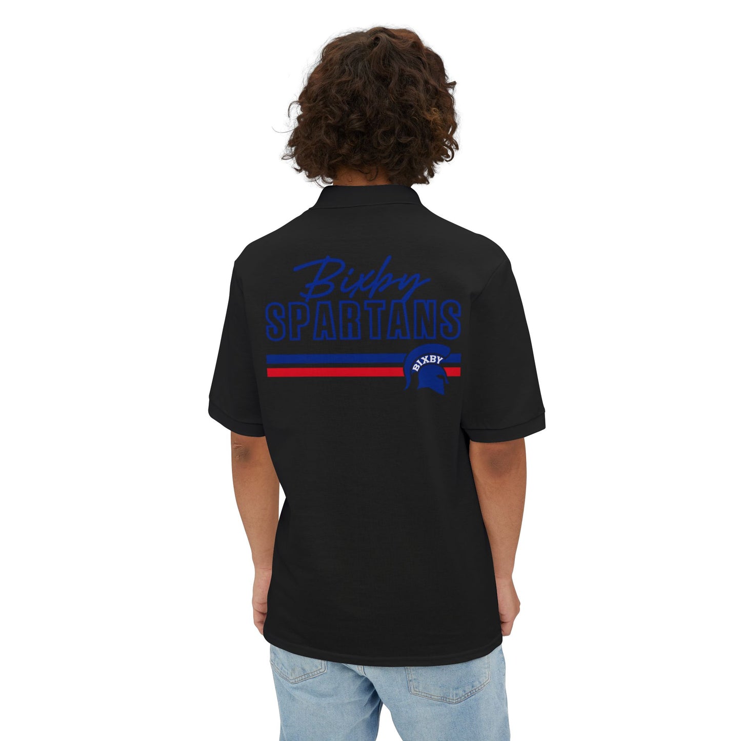 Bixby Spartan Jerzees Polo
