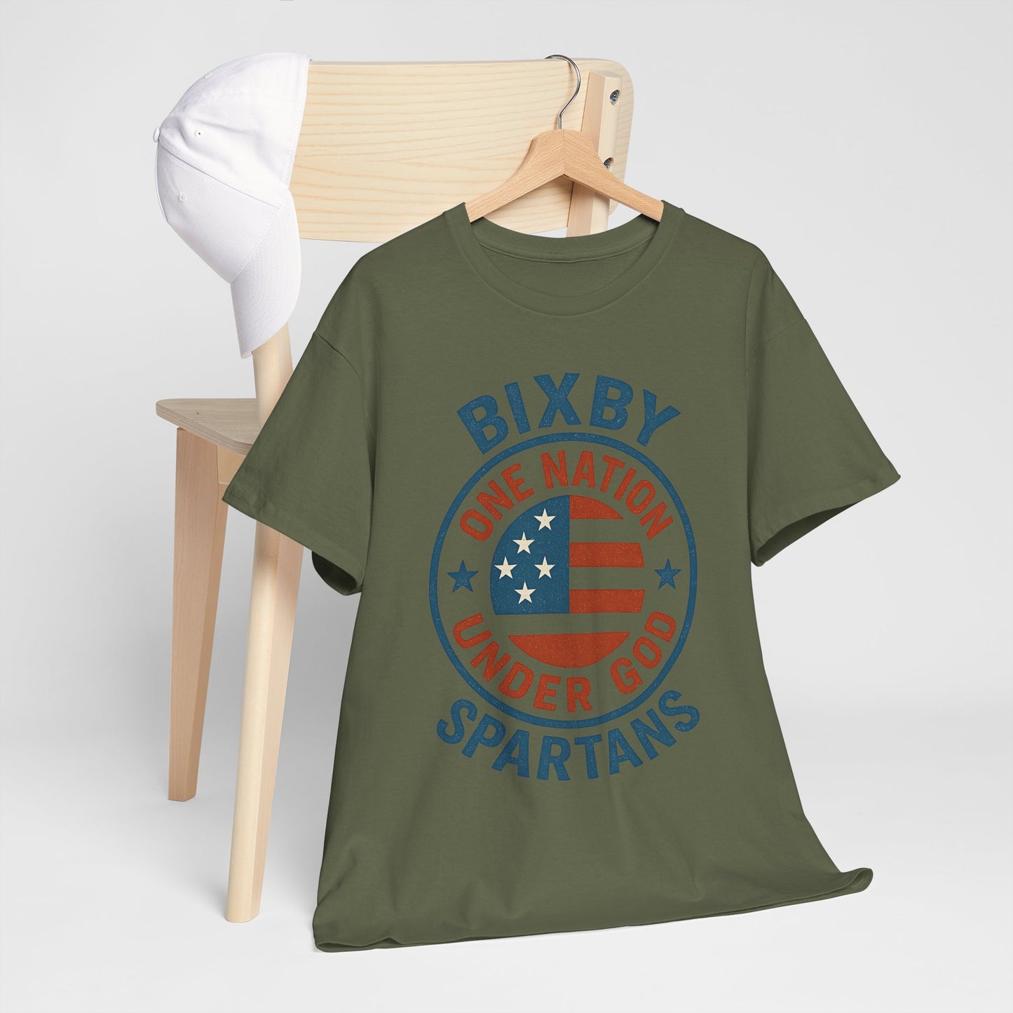 Spartans One Nation Under GOD Gildan Tee