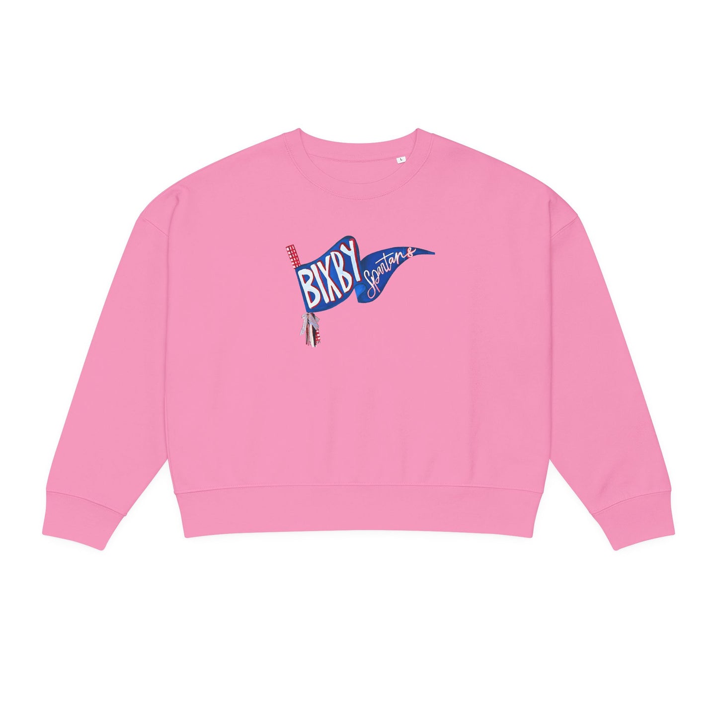 Bixby Spartan Flag Pendant Premium Stanley Stella Boxy Sweatshirt